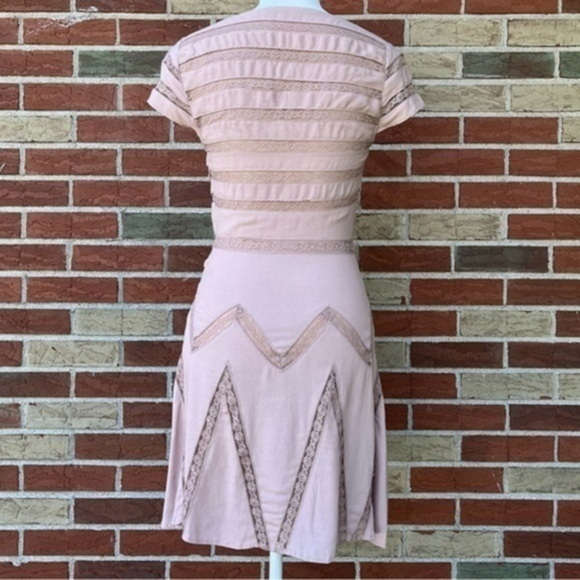 Free People Blush Pink Mini Dress - Picture 5 of 10
